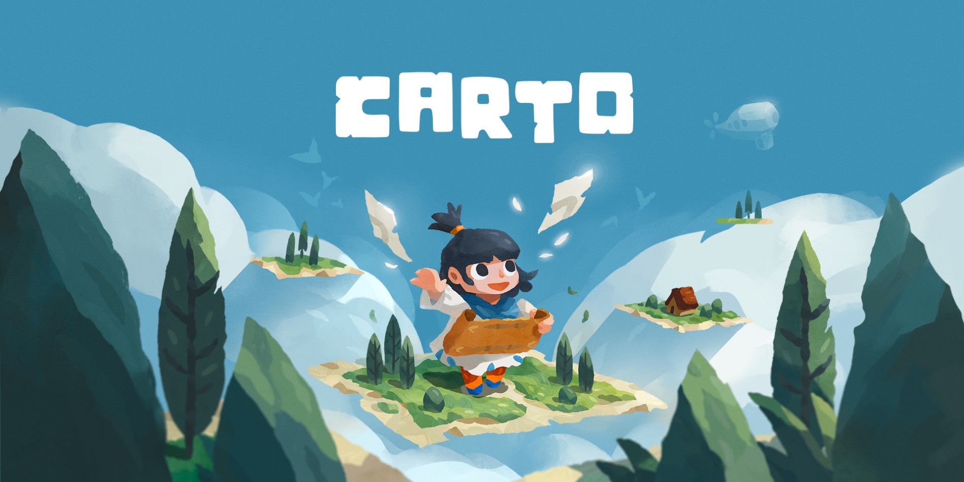 Art for Carto showing the protagonist on an island.