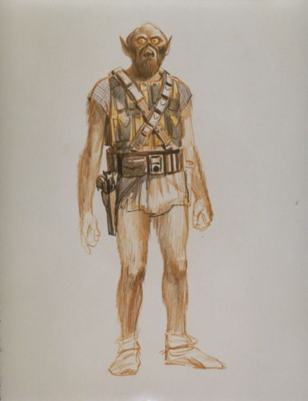 Chewbacca Star Wars A New Hope Concept Art