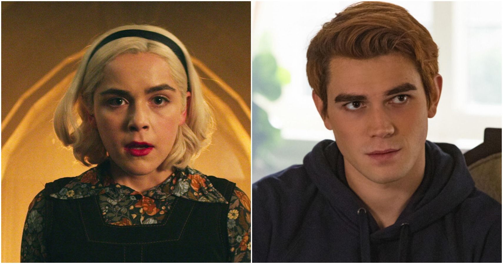 Sabrina From Chilling Adventures of Sabrina and Archie From Riverdale