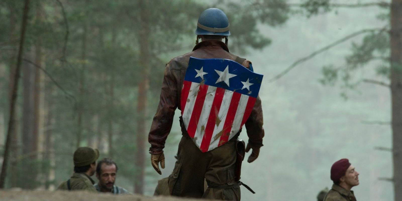 Chris Evans as Cap in Captain America The First Avenger