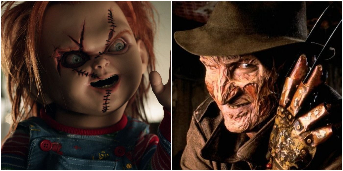 Chucky and Freddy Krueger face-to-face.