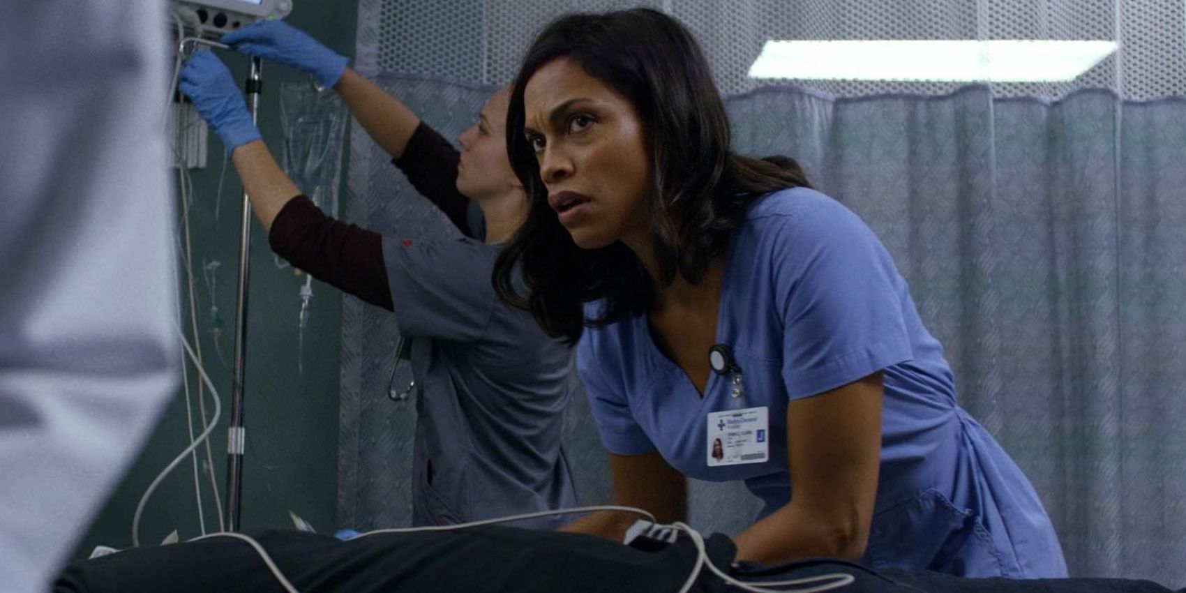 Claire Temple works on a patient in Daredevil series.