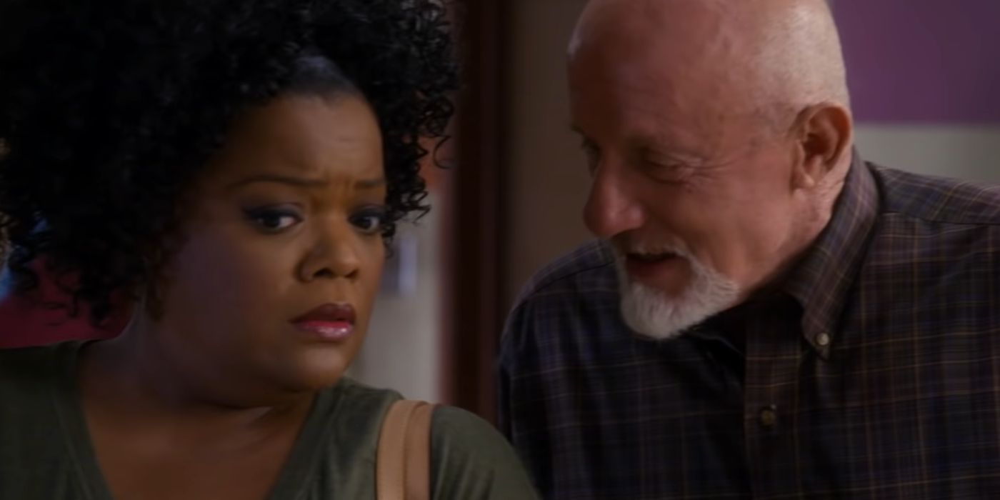 Screenshot Community Buzz Hickey Speaking With Shirley Season Five