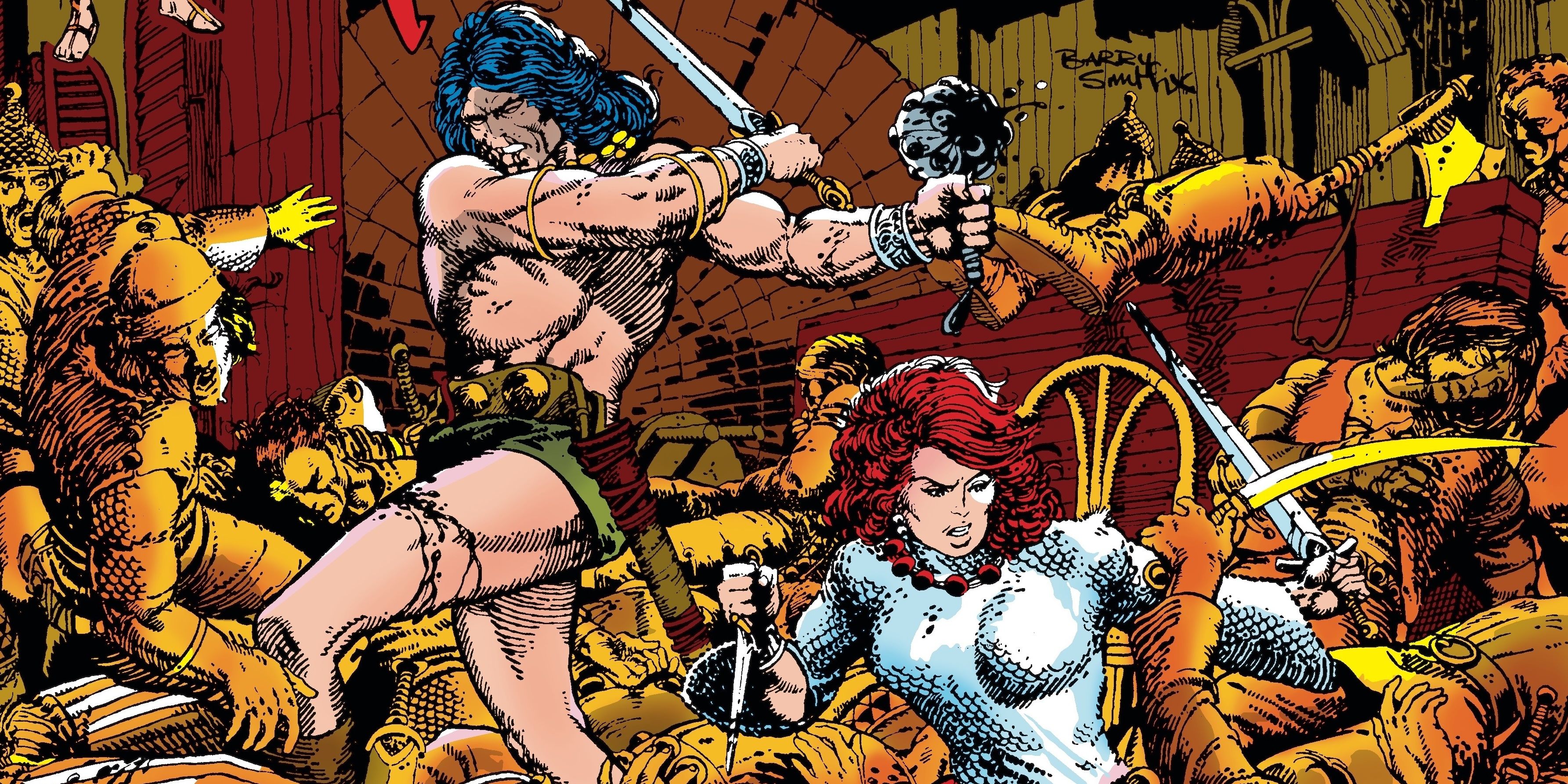 Conan the Barbarian and Red Sonja