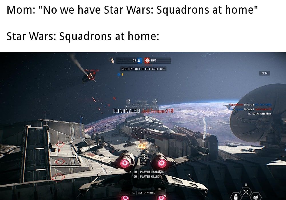Star Wars Squadrons Meme