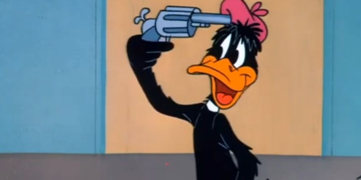 Daffy Duck in a still from The Scarley Pumpernickel 