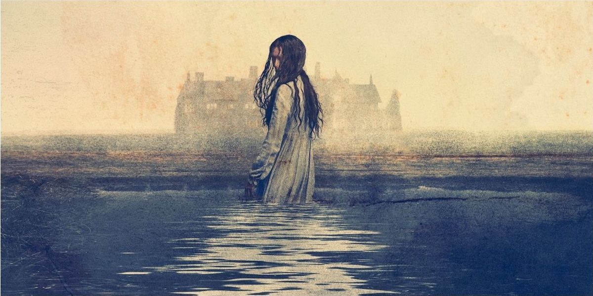The lady in the lake in front of Bly