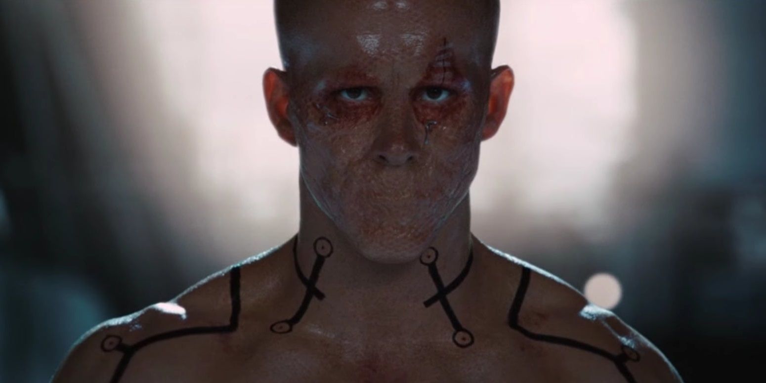 Deadpool dengan mulut dijahit di X-Men Origins Wolverine