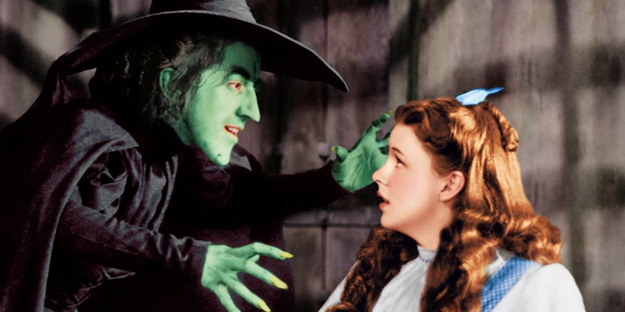 Dorothy and the Wicked Witch in The Wizard of Oz