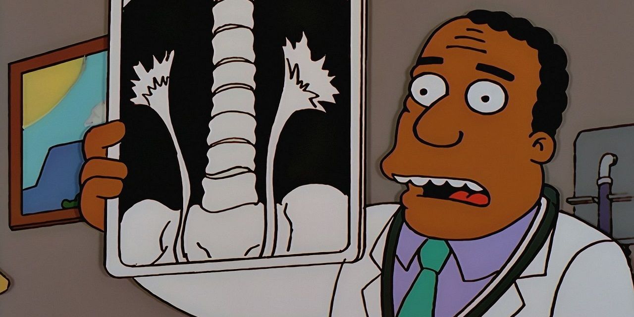 Dr Hibbert in The Simpsons