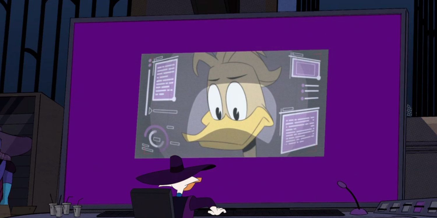 DuckTales Darkwing Duck Talks With Fenton Crackshell-Cabrera GizmoDuck