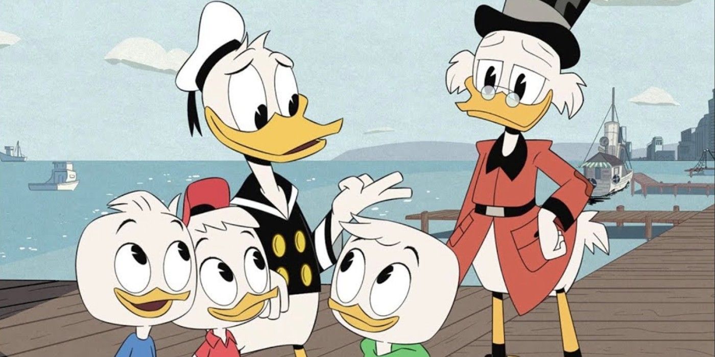 Ducktales Disney with Donald, his nephews and Scrooge