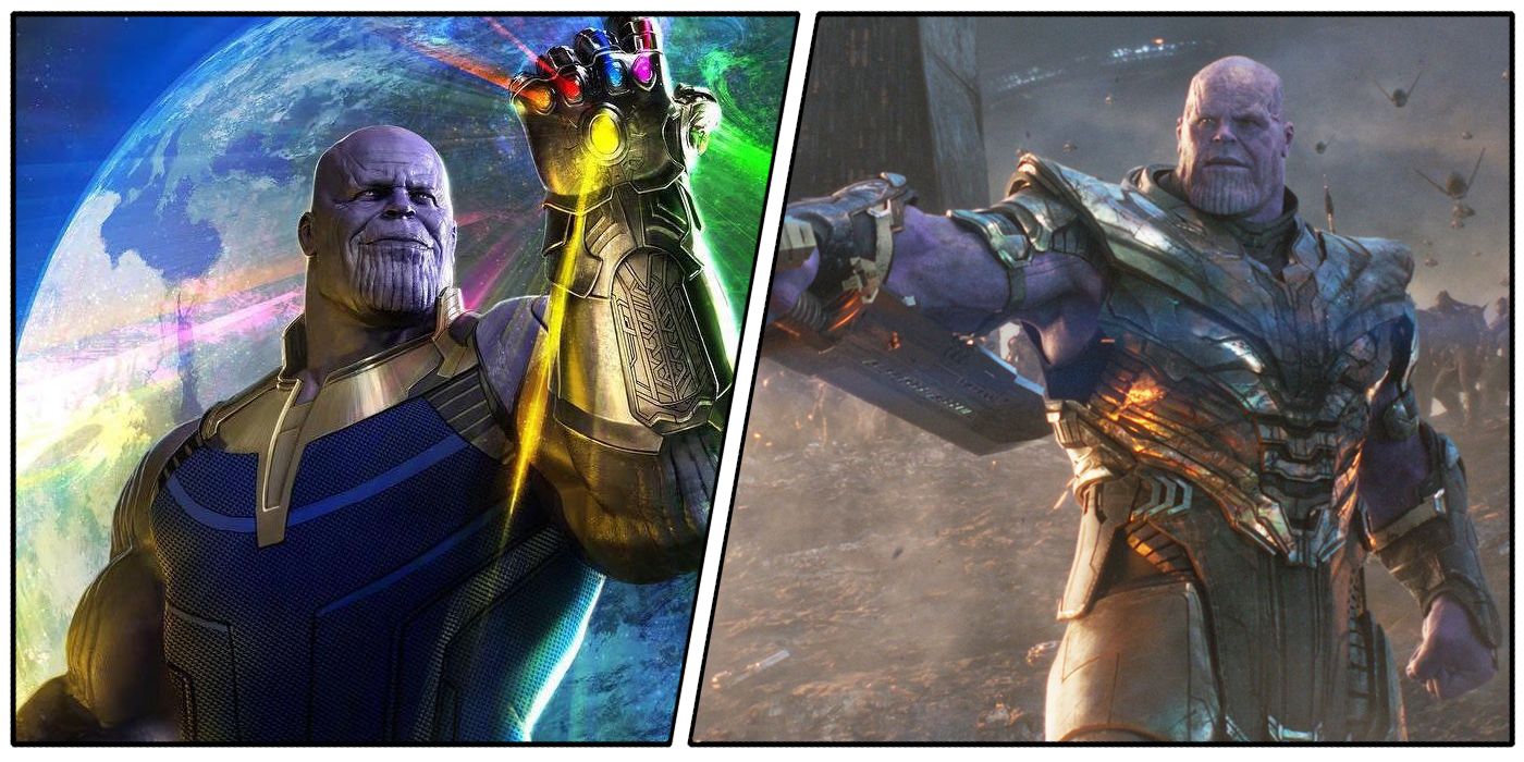 Thanos Avengers Infinity War and Endgame