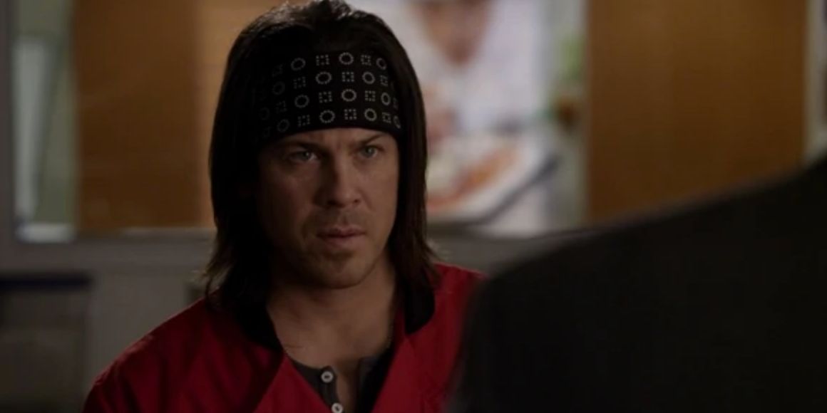 Eliot Posing As A Chef In Leverage
