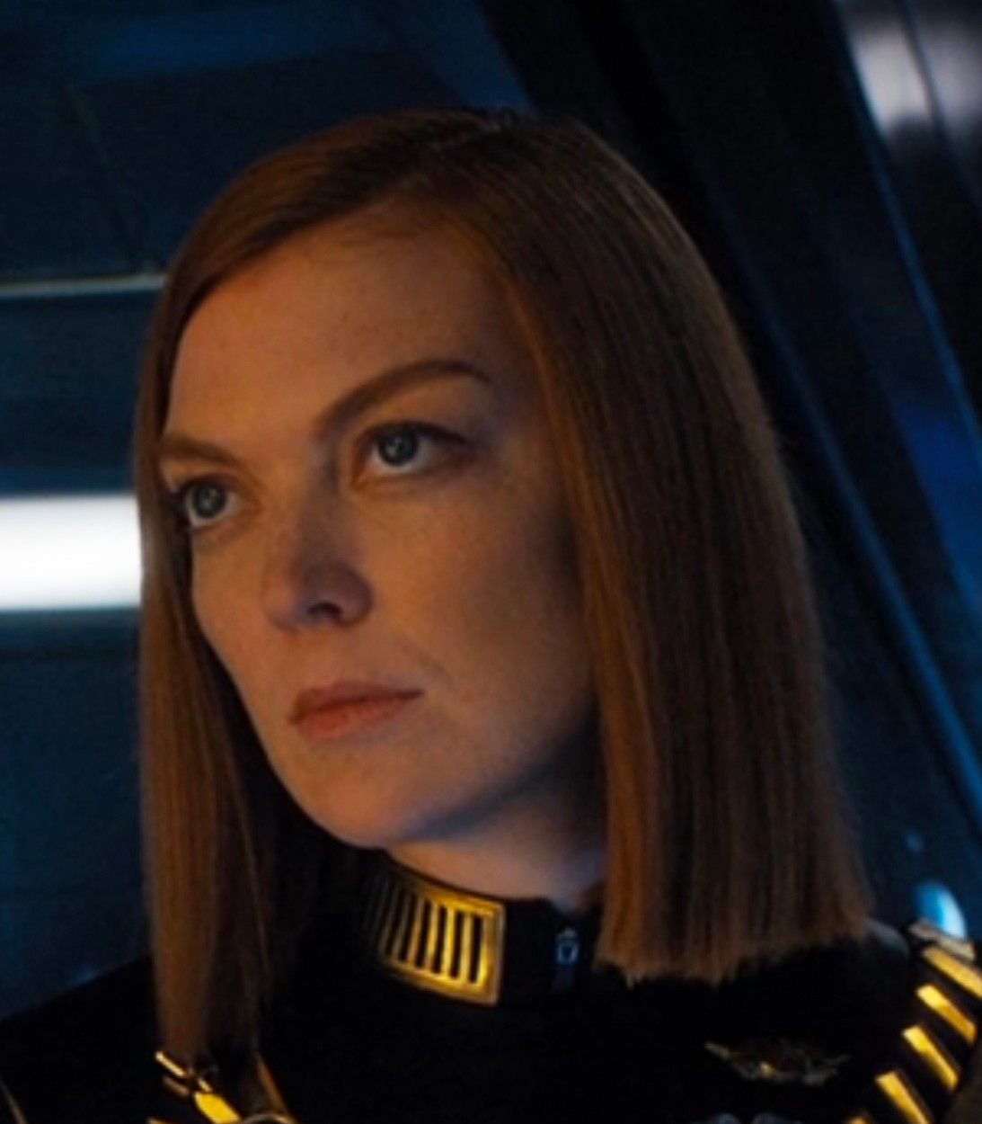 Emily Coutts as Detmer in Star Trek Discovery vertical