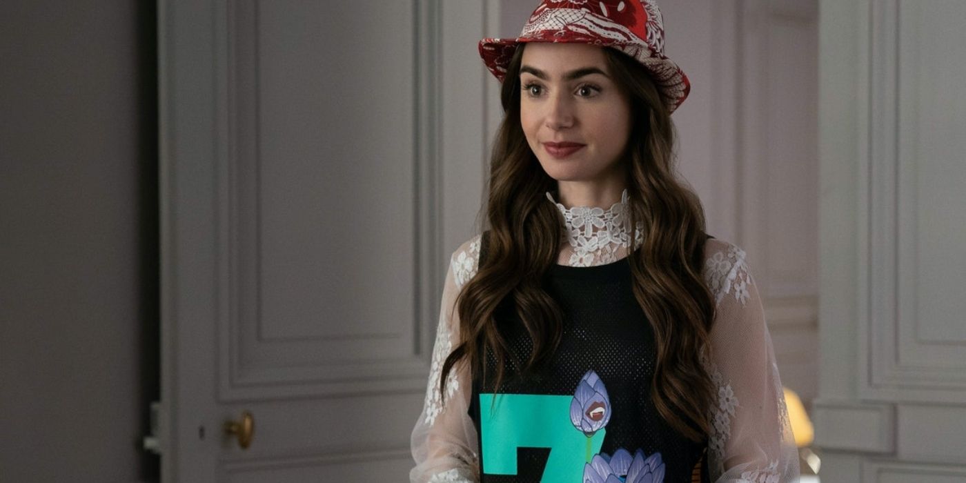 lily collins as emily on emily in paris