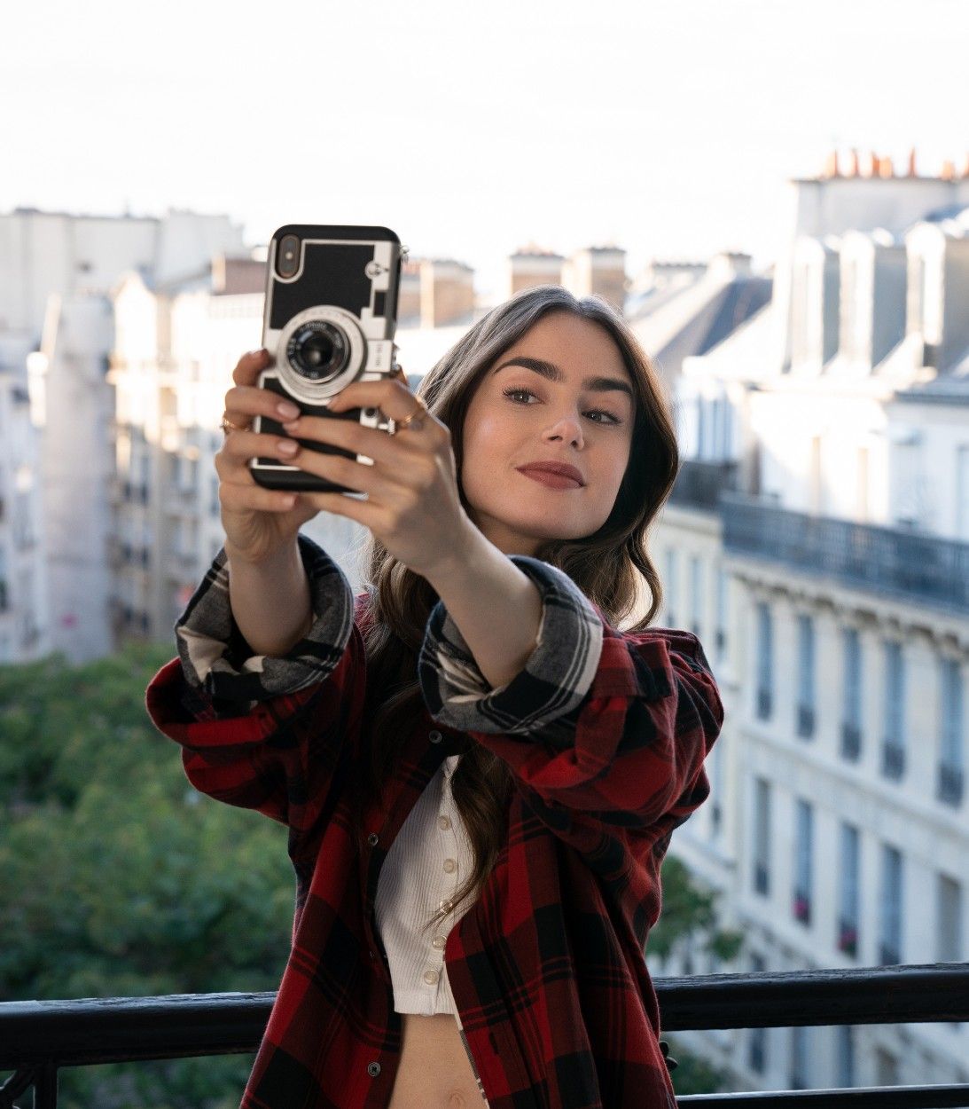 Emily in Paris Selfie Vertical