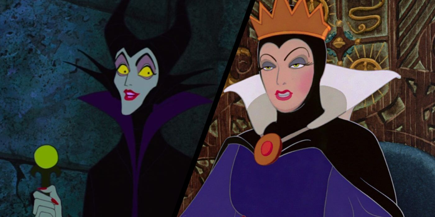 Every evil queen in Disney