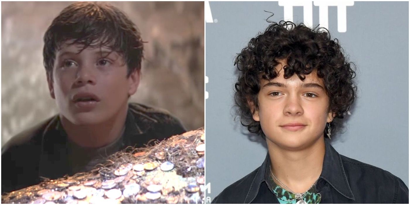 Mikey in Goonies and Noah Jupe