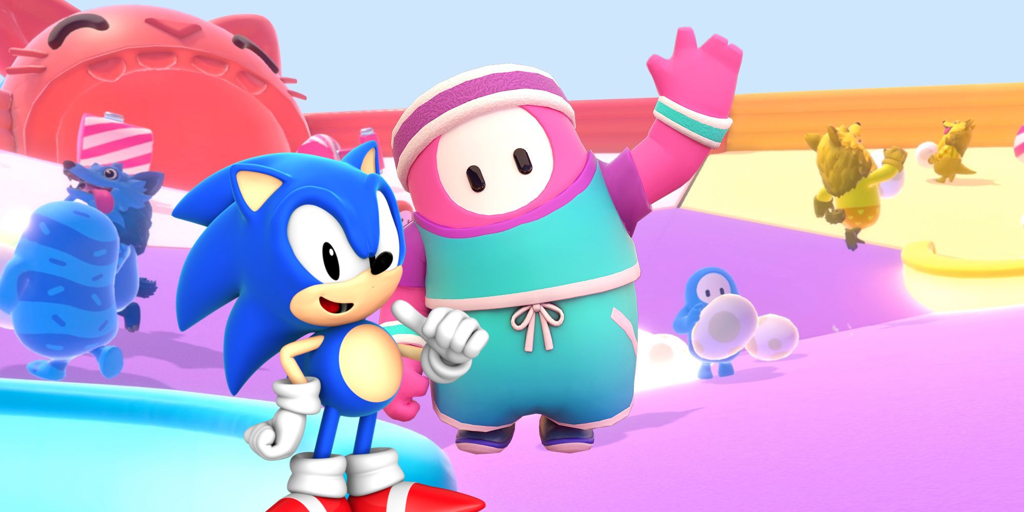 Fall Guys Sonic the Hedgehog Costume