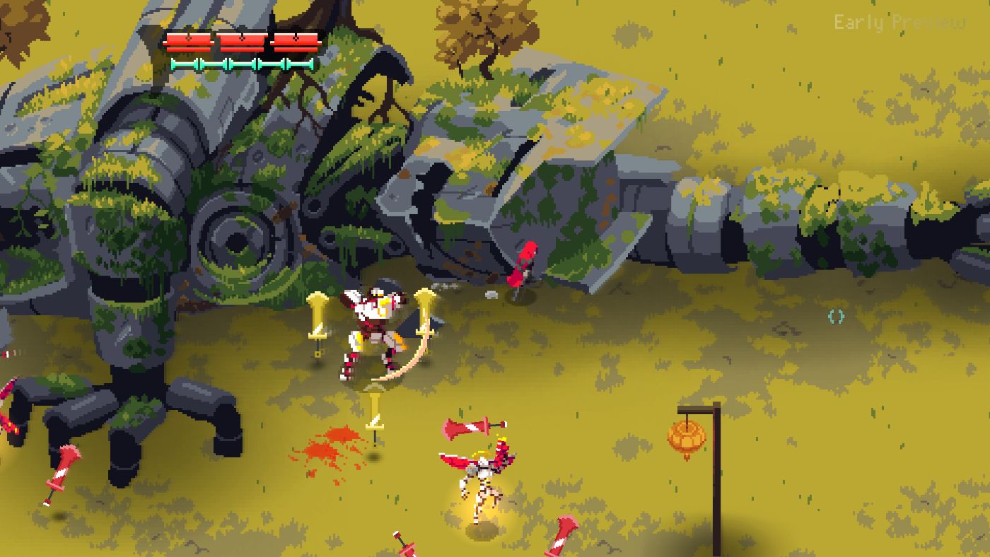 Fallen Angel Screenshot Statue