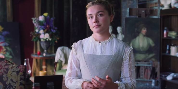 9 Under 30 Actors Who've Been Nominated For The Oscars (While We Sit At Home Eating Corndogs) 16 Florence Pugh in Little Women.jpg?q=50&fit=crop&w=740&h=370&dpr=1