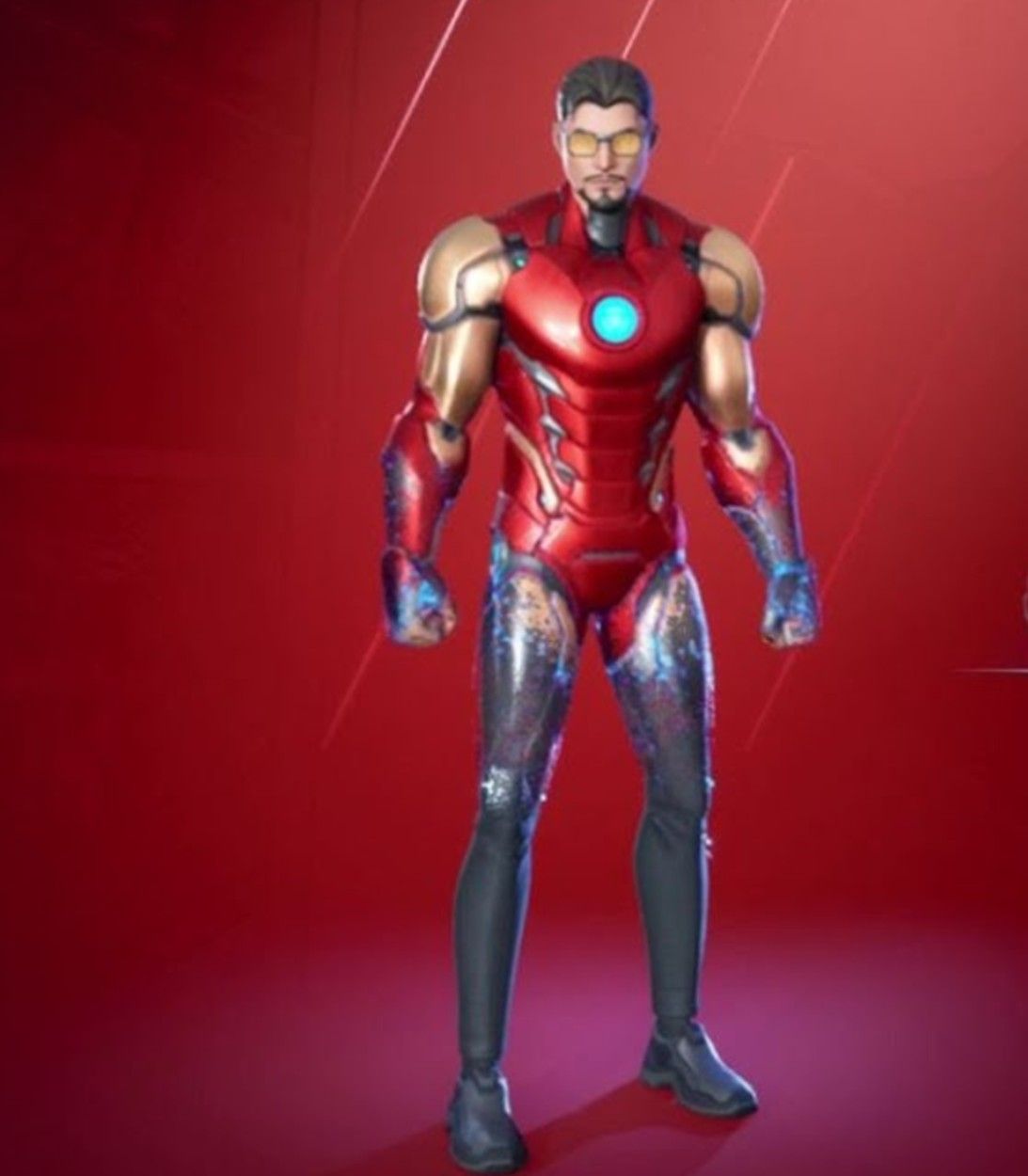 The Iron Man Suit-Up Built in Emote for the Tony Stark skin in Fortnite Season 4