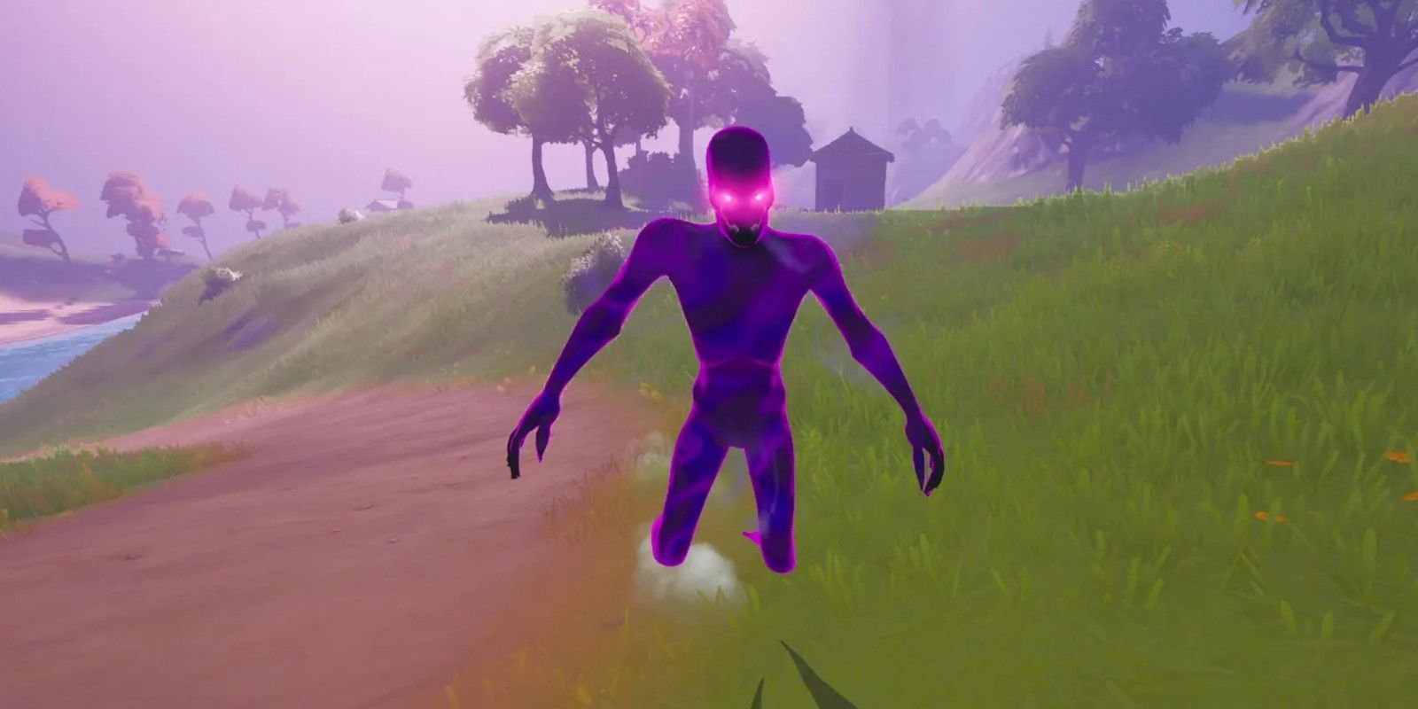A player haunts the map as a Shadow during the Fortnitemares event in Fortnite Season 4