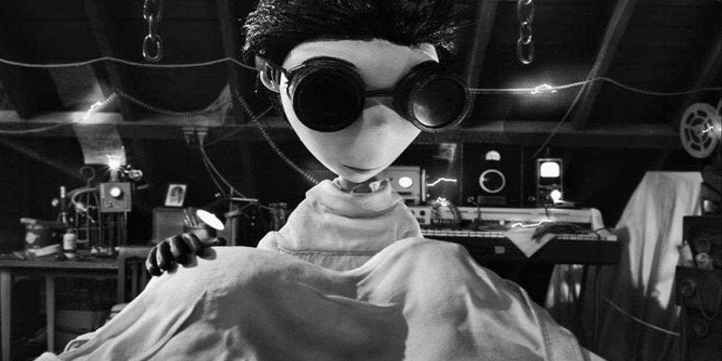 Victor works in the lab in Frankenweenie