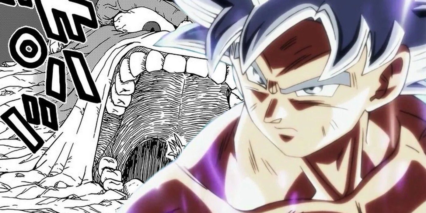 Goku Ultra Instinct and Moro in Dragon Ball Super