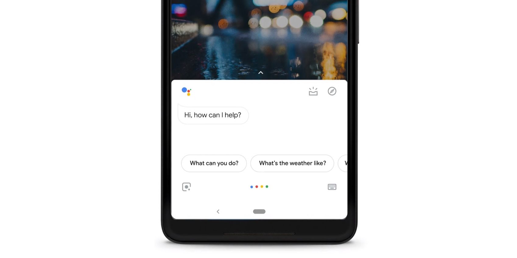 Google Assistant on an Android smartphone