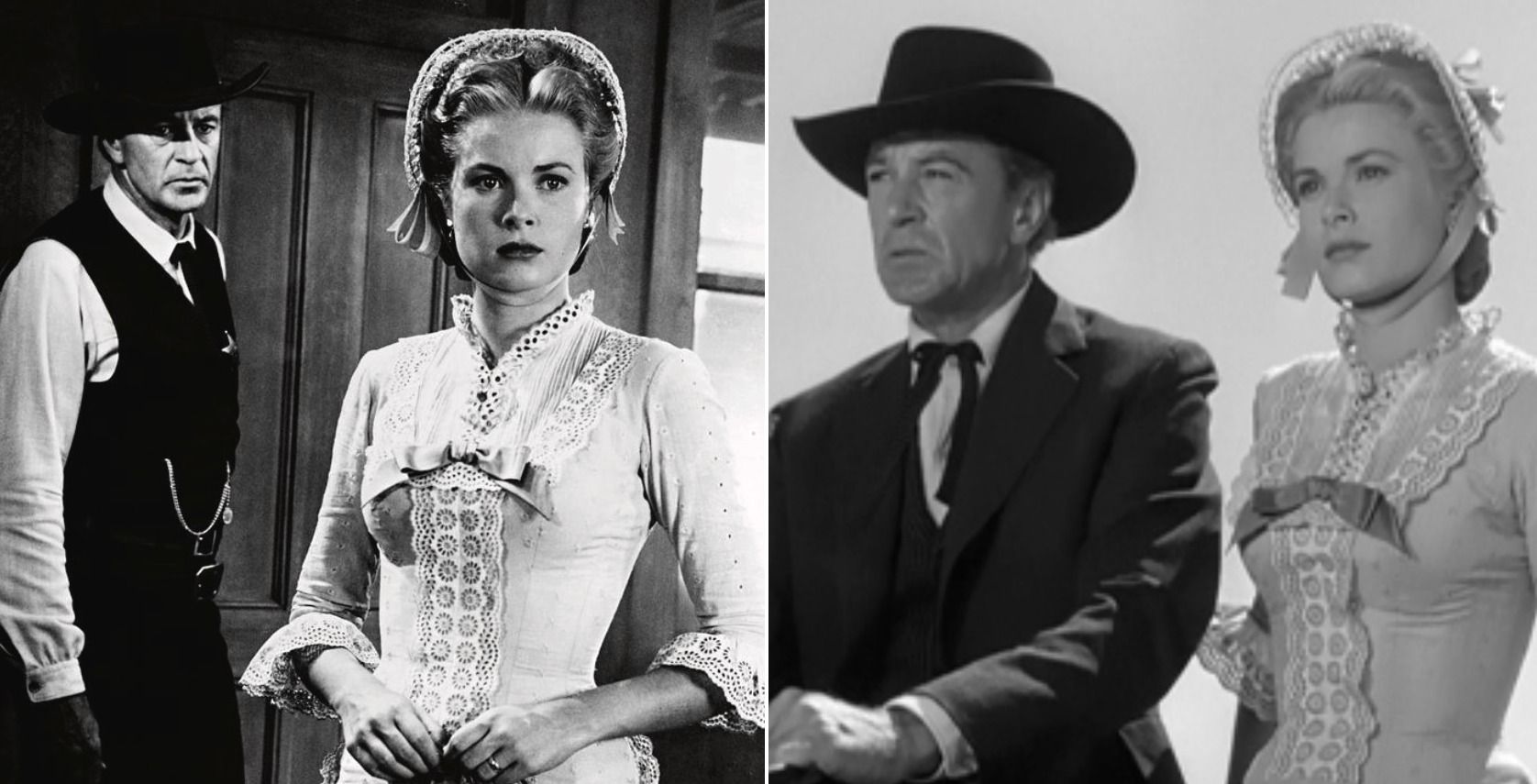 Grace Kelly and Gary Cooper in &quot;High Noon.&quot;