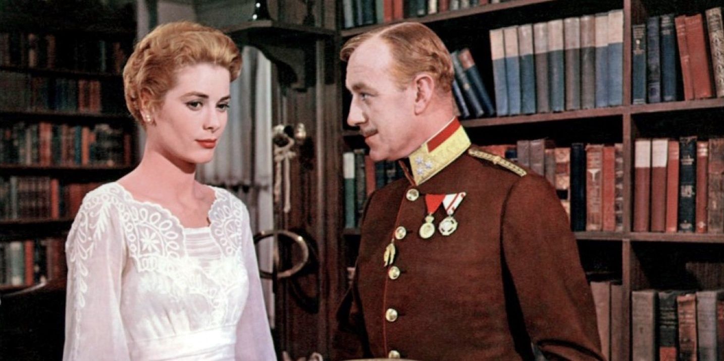 Grace Kelly and Alec Guinness in &quot;The Swan.&quot;
