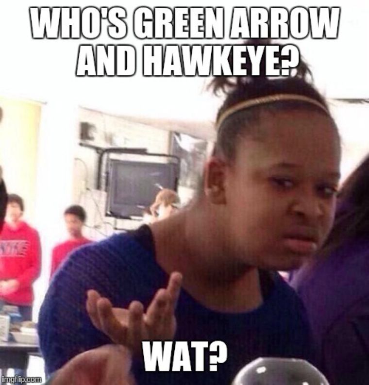 Green Arrow vs Hawkeye Meme 3