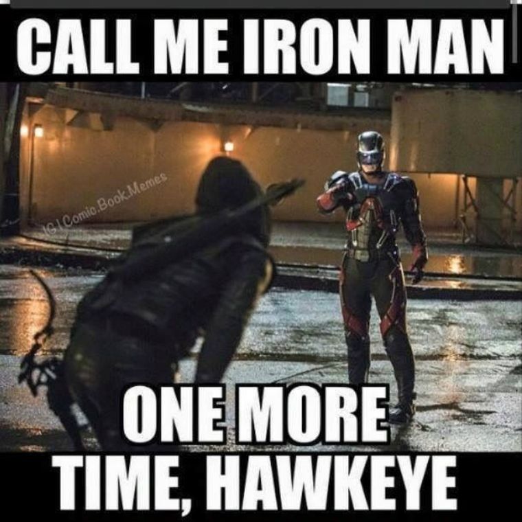 Green Arrow vs Hawkeye Meme 5