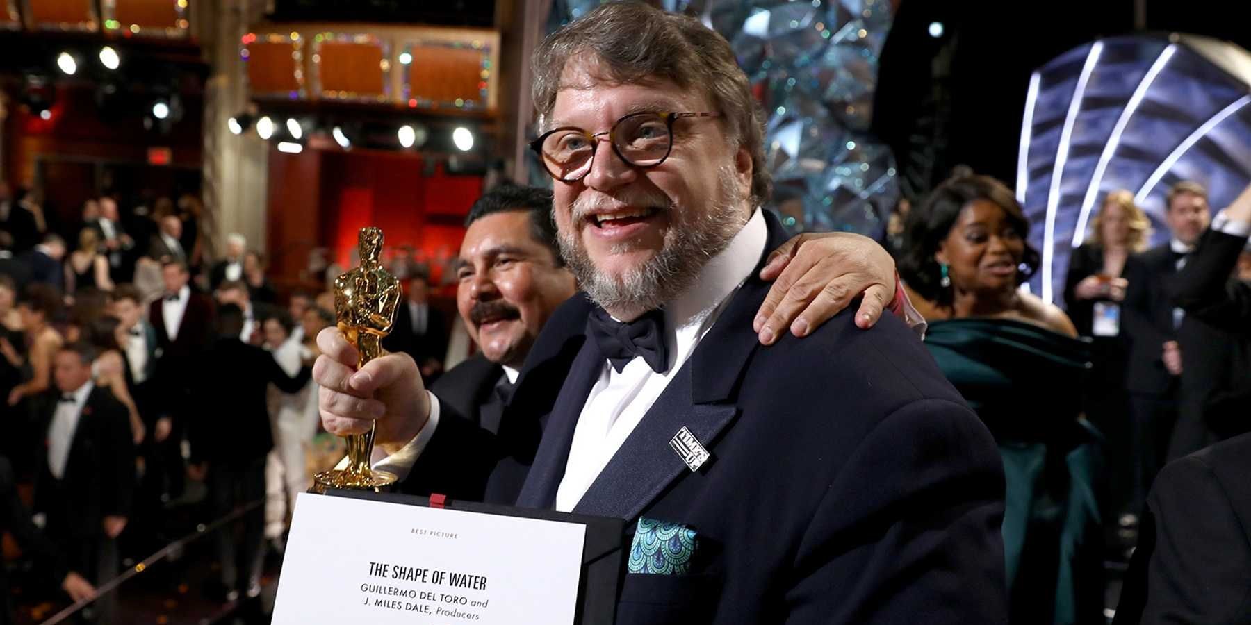 Guillermo del Toro after his Oscar win