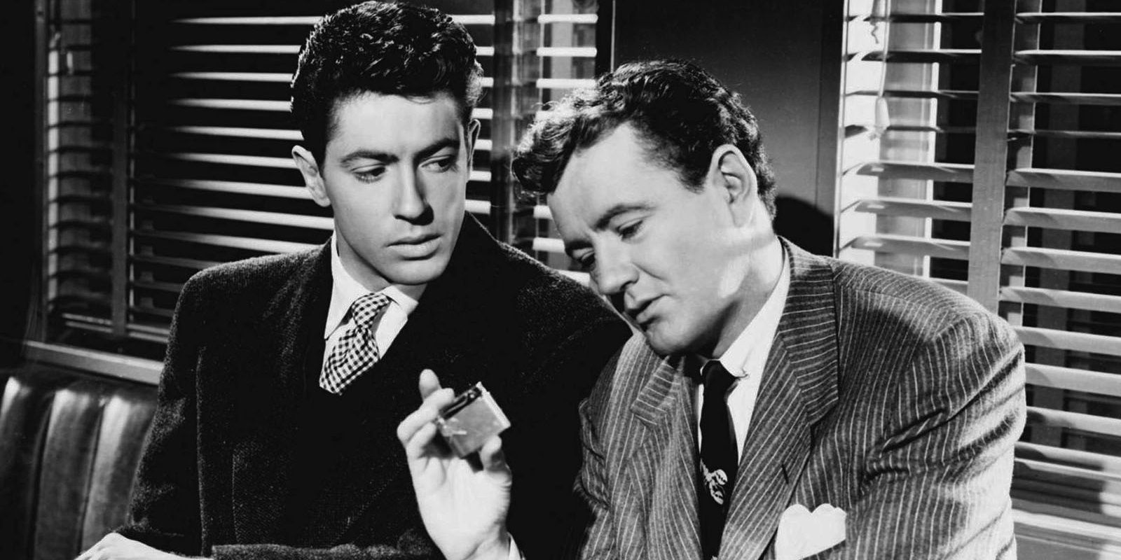 Guy and Bruno in Alfred Hitchcock's Strangers on a Train