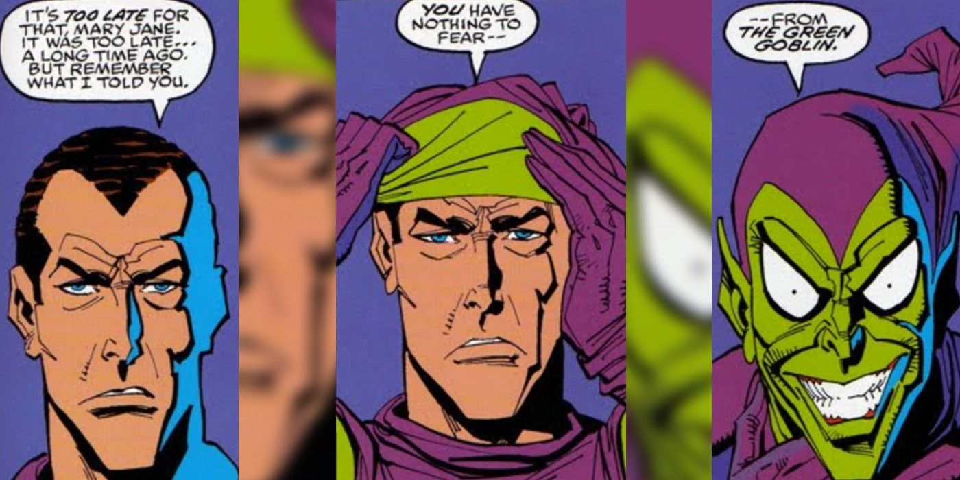 Harry Osborn becomes the Green Goblin in Marvel Comics