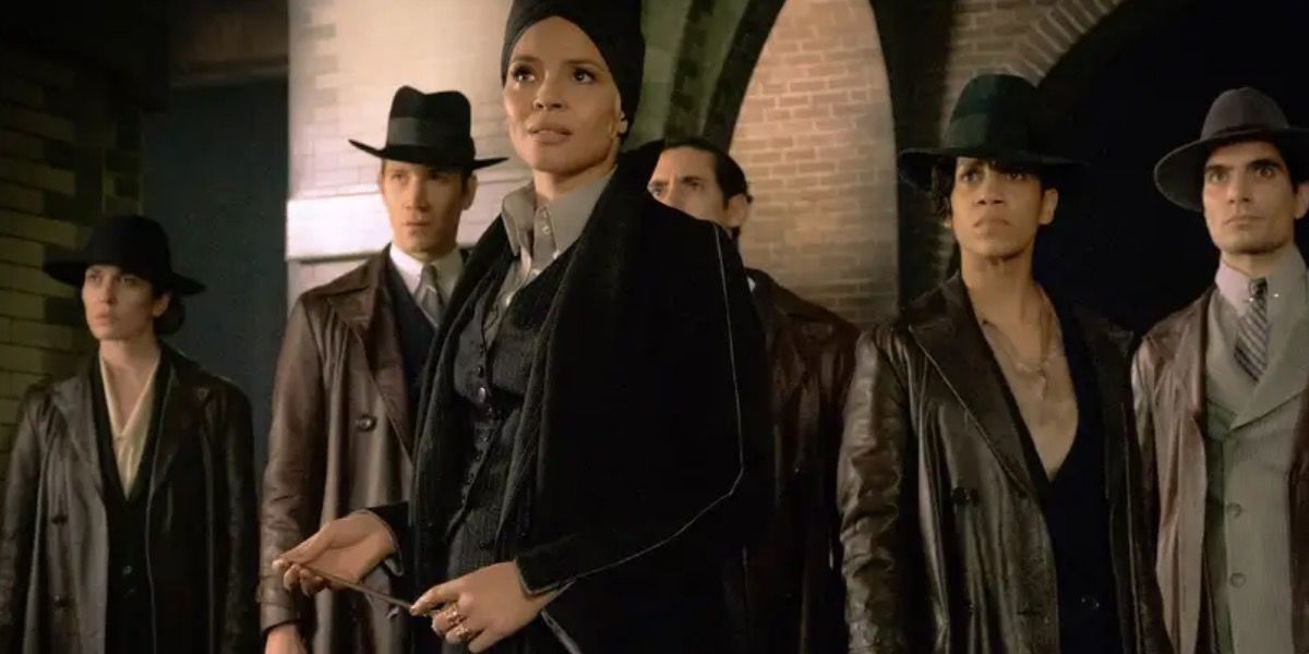 Seraphina Picquery with MACUZA Agents in Fantastic Beasts