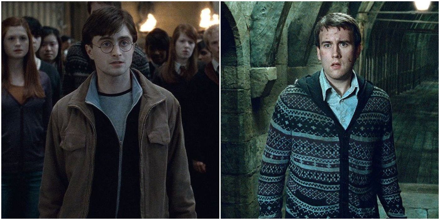Harry Potter and the Deathly Hallows Part 2 Harry and Neville