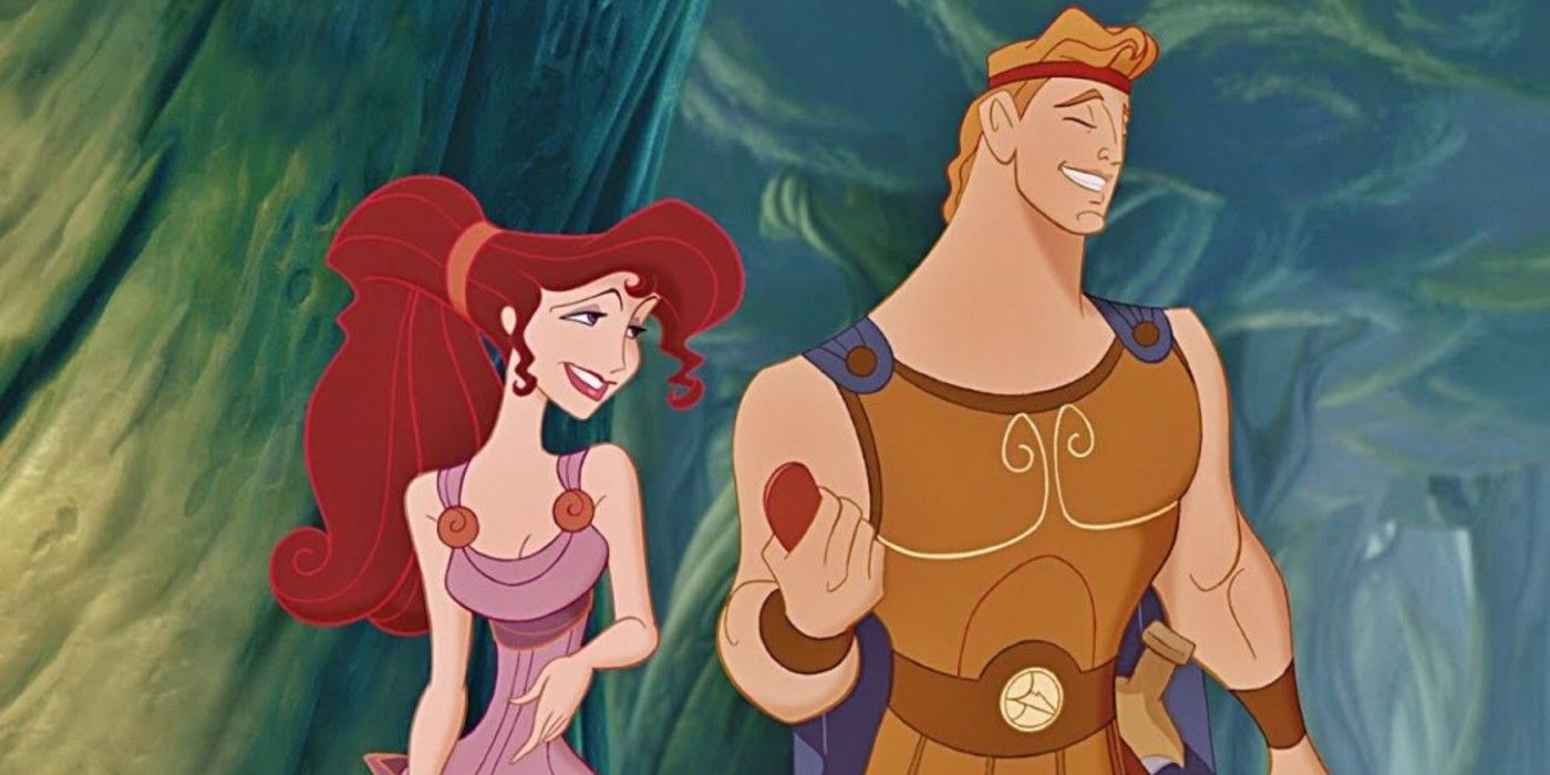 Meg And Hercules talk in Disney's Hercules