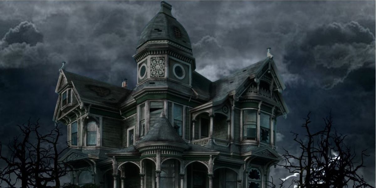 Spooky house on haunted hill