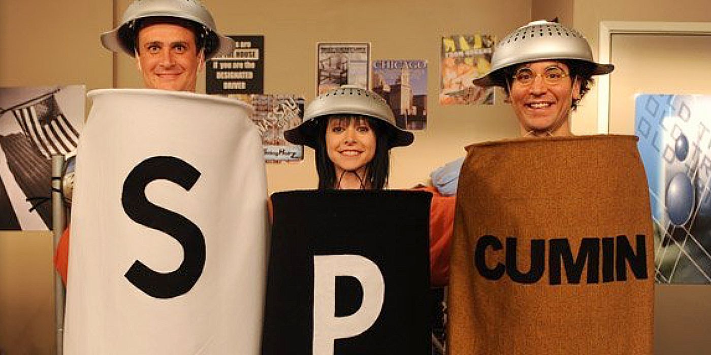 HIMYM Ted, Marshall and Lily in costume