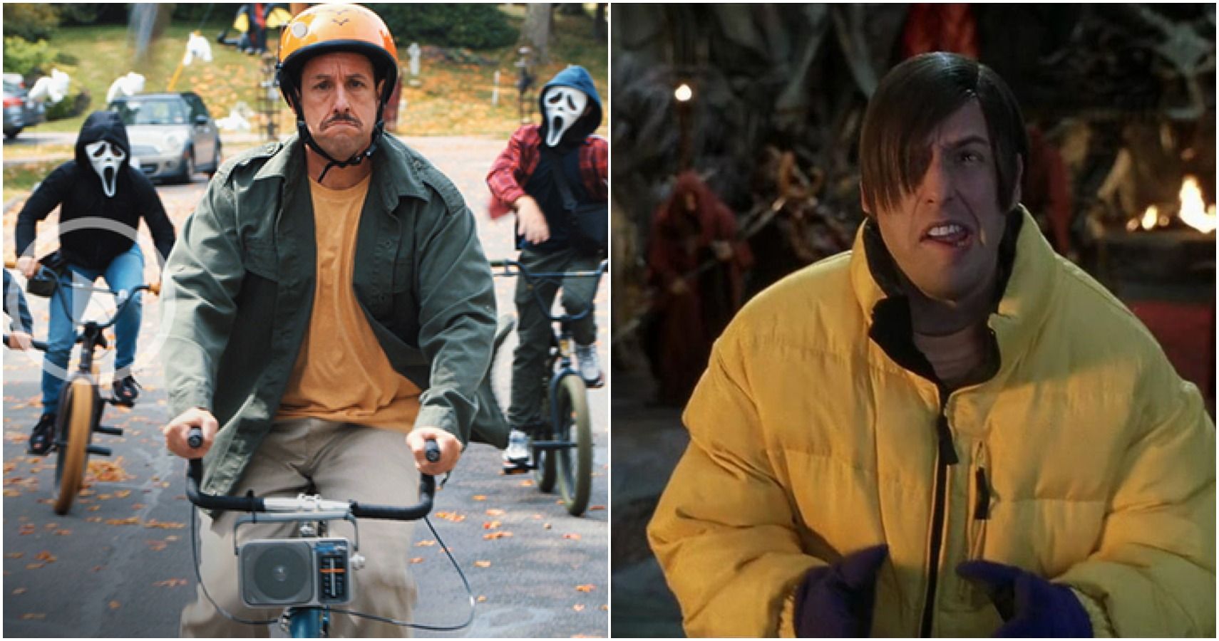 Adam Sandler as Hubie and Nicky feature