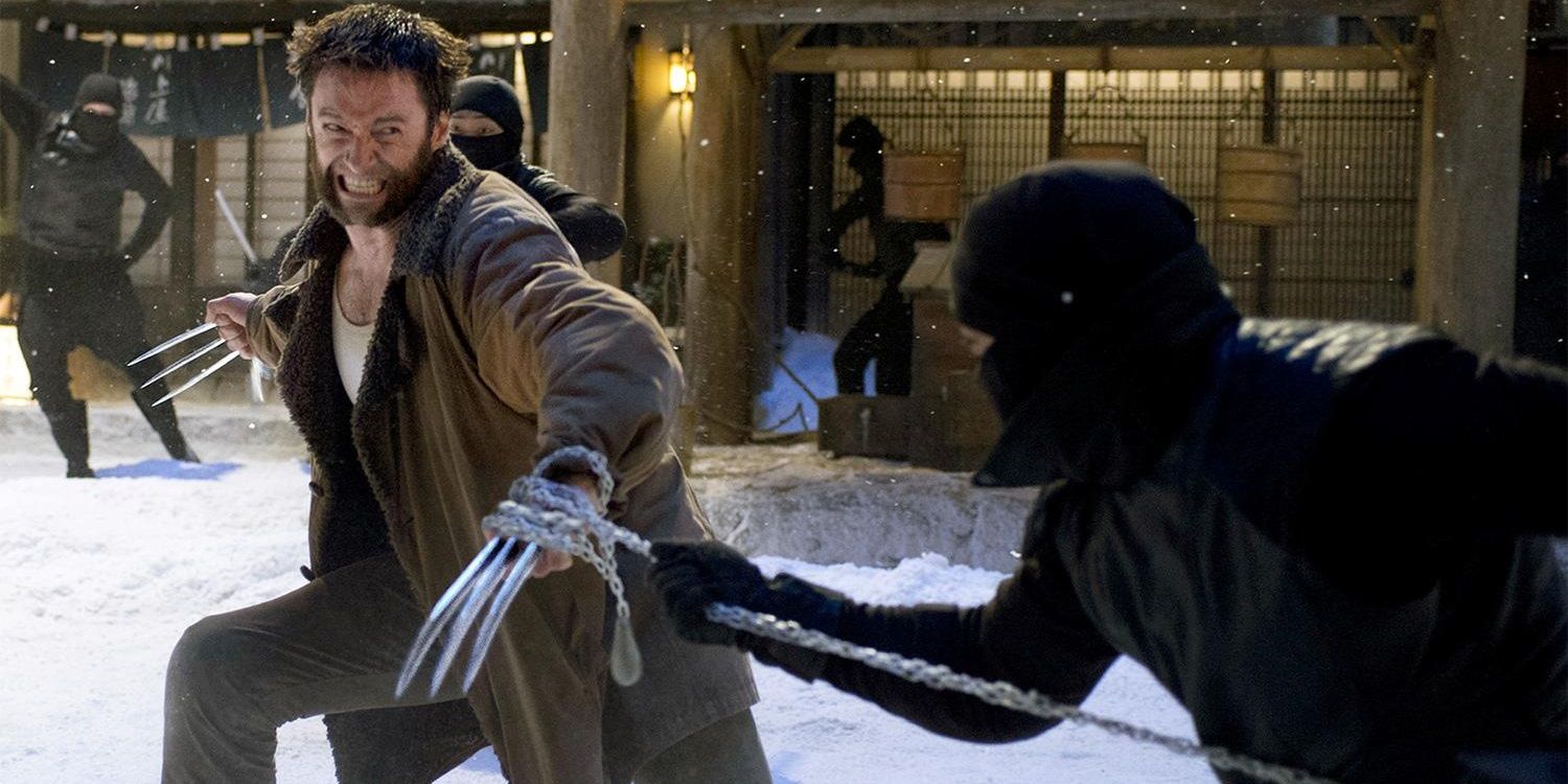Hugh Jackman as Logan in The Wolverine