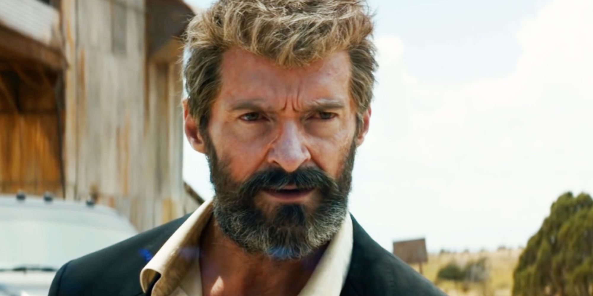 Hugh Jackman as Wolverine in Logan.
