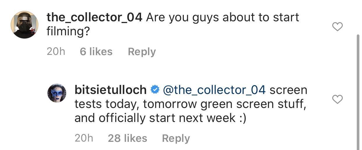 Elizabther Tulloch confirms Superman &amp; Lois will start filming
