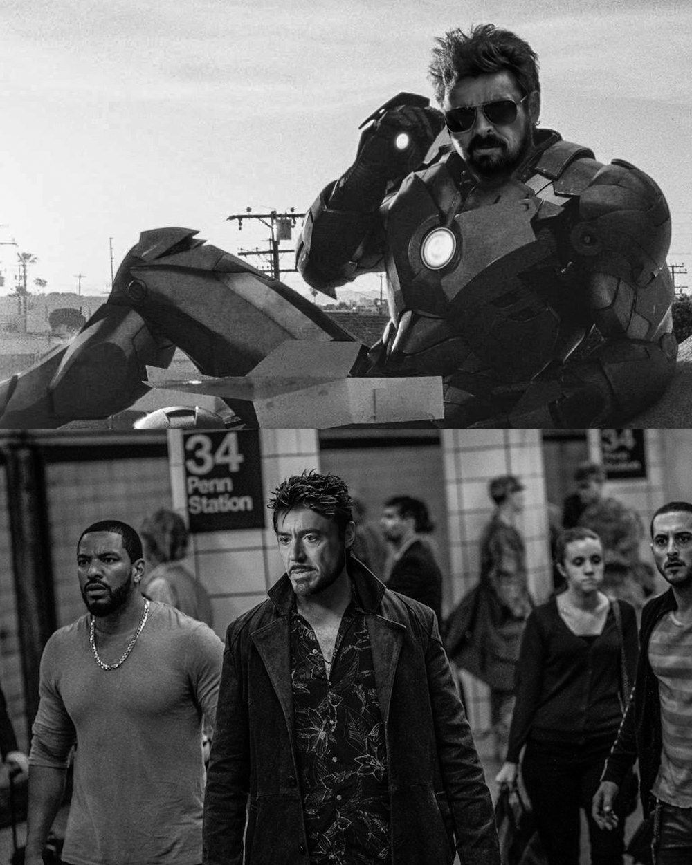 Iron Man and Billy Butcher casting swap fan art
