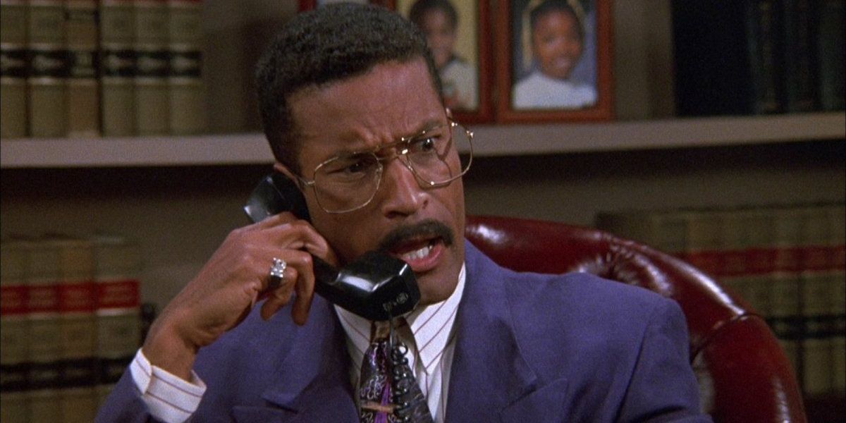 Jackie Chiles on the phone in Seinfeld