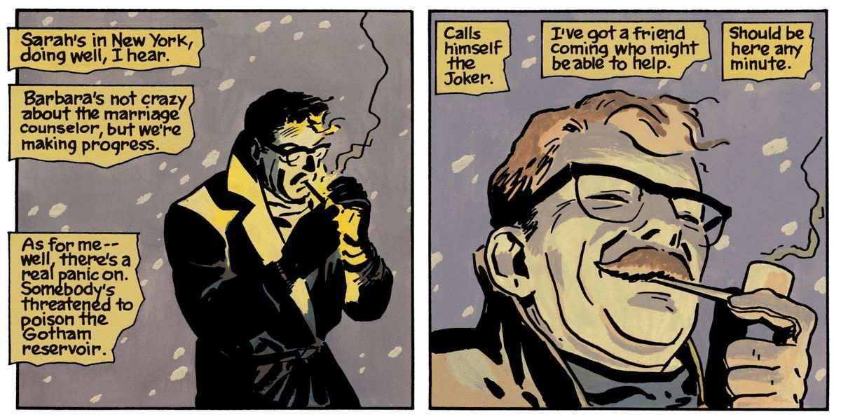 James Gordon in the Batman Year One comic.